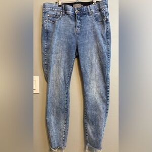 Torrid Bombshell Light Blue Straight Leg Jeans